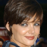 Katie Holmes with Trimmed Locks.